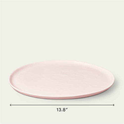 Serving platter dinnerware by Fable Home, featured in a blushpink color finish. – #blushpink