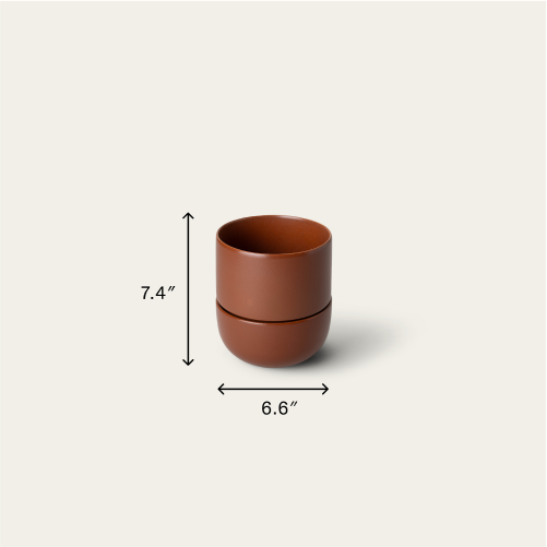 Medium planter planters by Fable Home, featured in a medium/burntsienna color finish. – #medium/burntsienna
