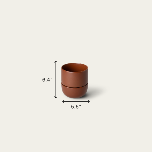 Planter planters by Fable Home, featured in a small/burntsienna color finish. – #small/burntsienna