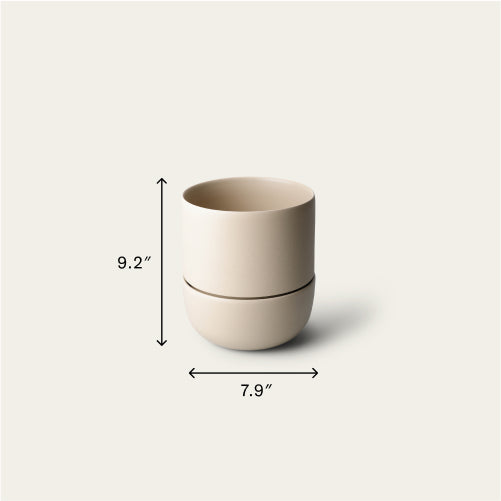Planter planters by Fable Home, featured in a large/coastalcream color finish. – #large/coastalcream