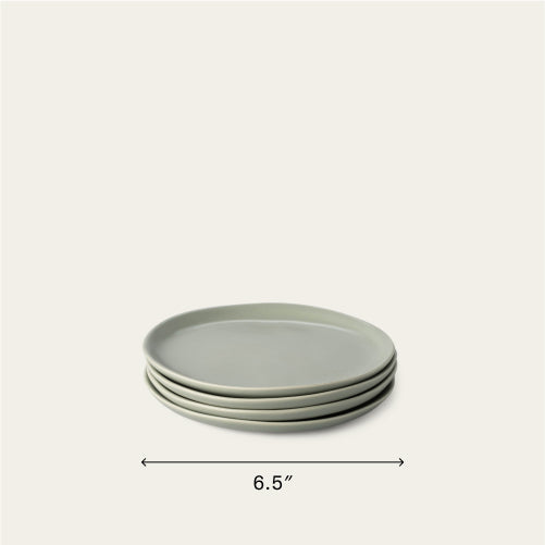 Dessert plates dinnerware by Fable Home, featured in a beachgrassgreen color finish. – #beachgrassgreen