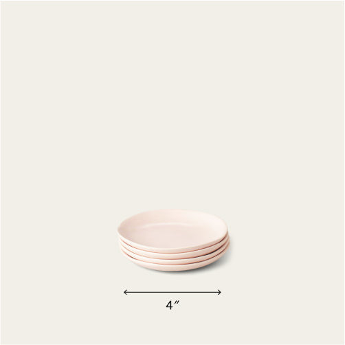 Little plates dinnerware by Fable Home, featured in a blushpink color finish. – #blushpink