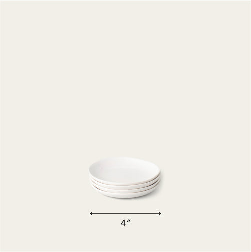 Little plates dinnerware by Fable Home, featured in a speckledwhite color finish. – #speckledwhite