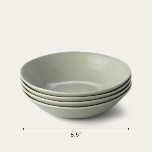 Pasta bowls dinnerware by Fable Home, featured in a beachgrassgreen color finish. – #beachgrassgreen