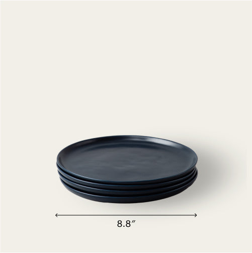 Salad plates dinnerware by Fable Home, featured in a midnightblue color finish. – #midnightblue