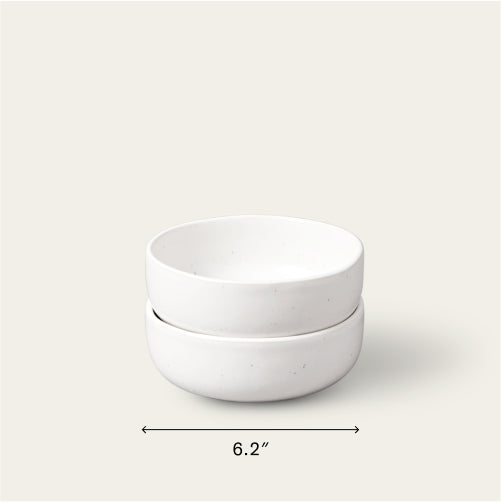 Cereal bowls dinnerware by Fable Home, featured in a speckledwhite color finish. – #speckledwhite