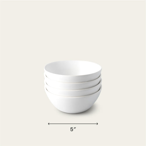 Dessert bowls dinnerware by Fable Home, featured in a cloudwhite color finish. – #cloudwhite