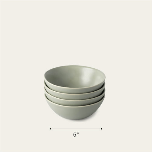 Dessert bowls dinnerware by Fable Home, featured in a beachgrassgreen color finish. – #beachgrassgreen