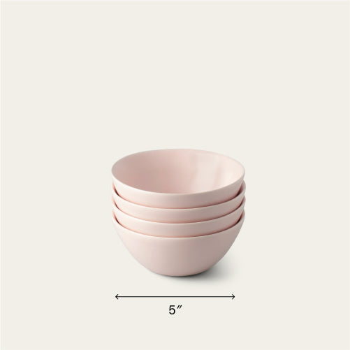 Dessert bowls dinnerware by Fable Home, featured in a blushpink color finish. – #blushpink