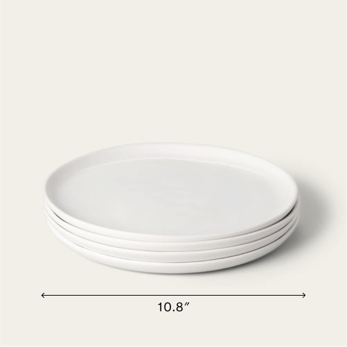 Dinner plates dinnerware by Fable Home, featured in a cloudwhite color finish. – #cloudwhite