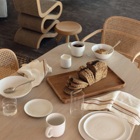 Dinnerware set bundles by Fable Home, featured in a speckledwhite color finish. – #speckledwhite
