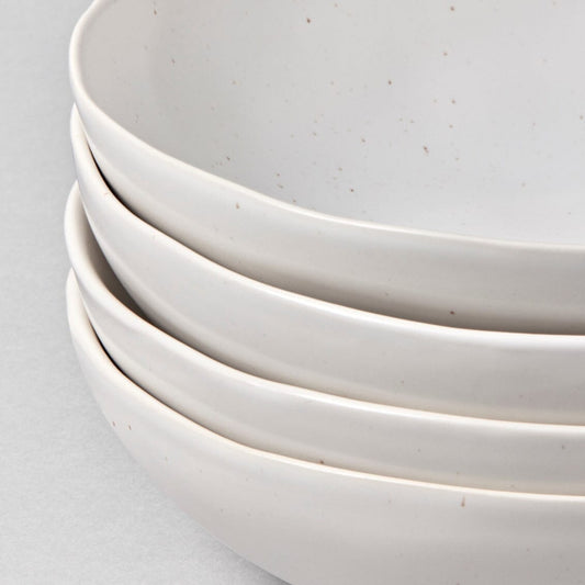 Dinnerware set bundles by Fable Home, featured in a speckledwhite color finish. – #speckledwhite