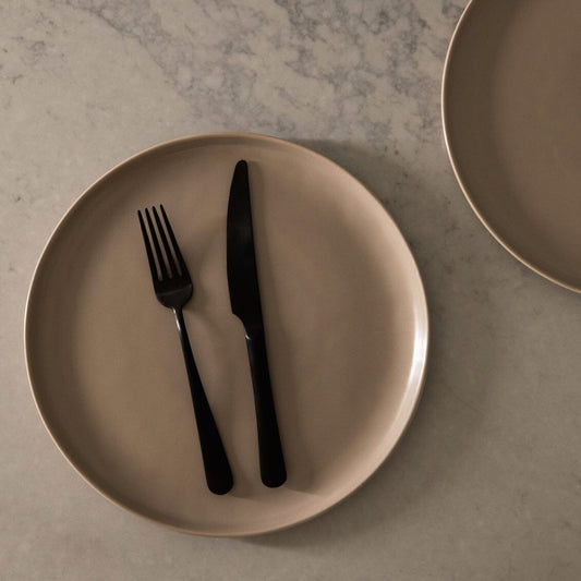 Flatware set flatware by Fable Home, featured in a matteblack color finish. – #matteblack