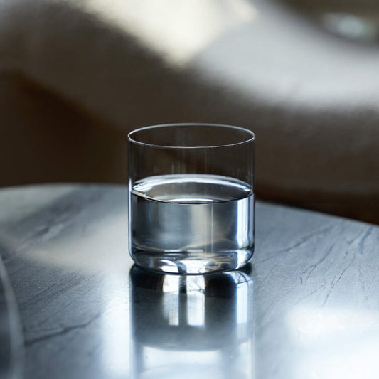 Glassware set pro bundles by Fable Home, featured in a smokegray color finish. – #smokegray