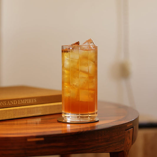 Highball glasses pro glassware by Fable Home, featured in a clear color finish. – #clear
