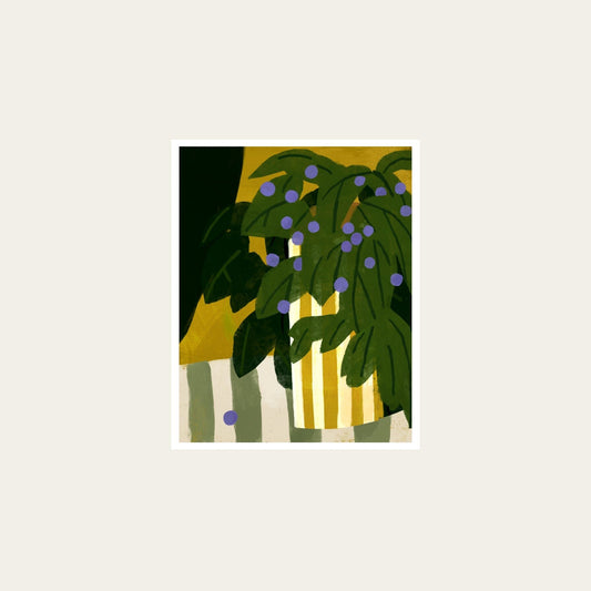 House Plant Print - 16 x 20" wall art by Fable Home, shown in a withoutframe finish. – #withoutframe