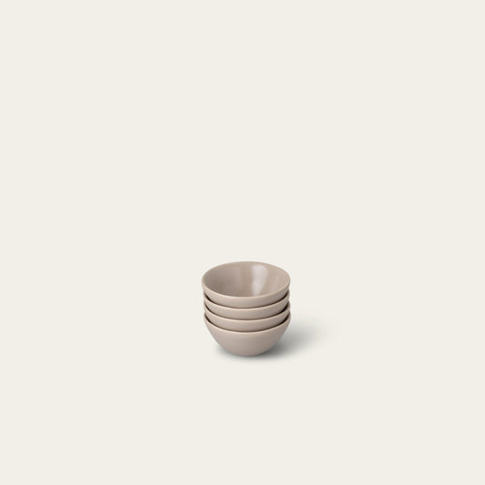 Little bowls dinnerware by Fable Home, featured in a deserttaupe color finish. – #deserttaupe