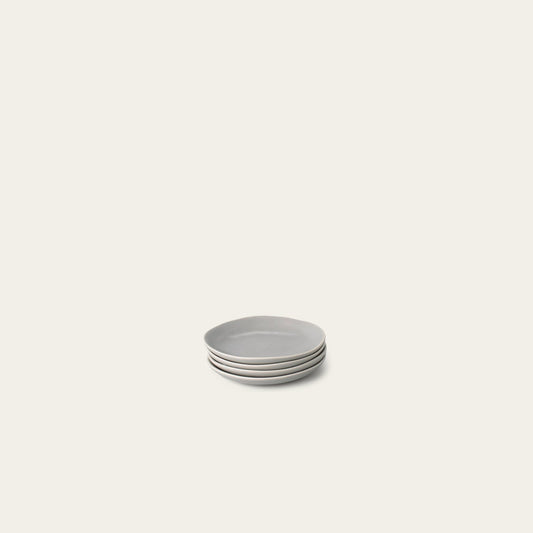 Little plates dinnerware by Fable Home, featured in a dovegray color finish. – #dovegray