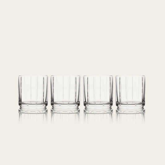 Rocks glasses pro glassware by Fable Home, featured in a clear color finish. – #clear