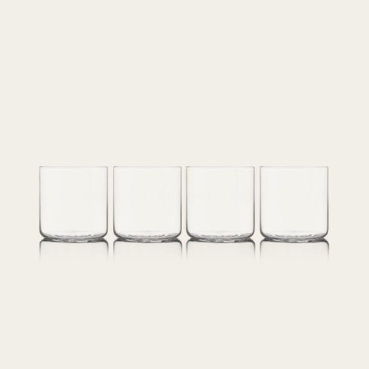 Short glasses pro glassware by Fable Home, featured in a clear color finish. – #clear