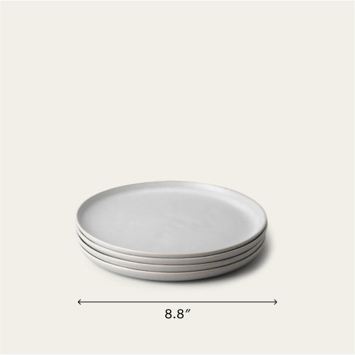 Salad plates dinnerware by Fable Home, featured in a stoneblue color finish. – #stoneblue