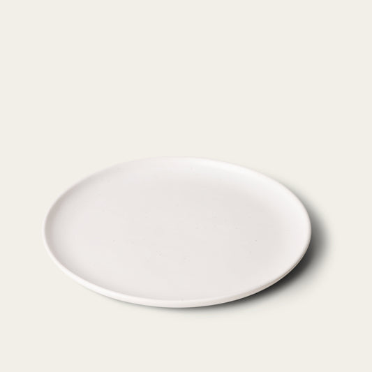 Single Dinner Plate Dinnerware Admin Speckled White