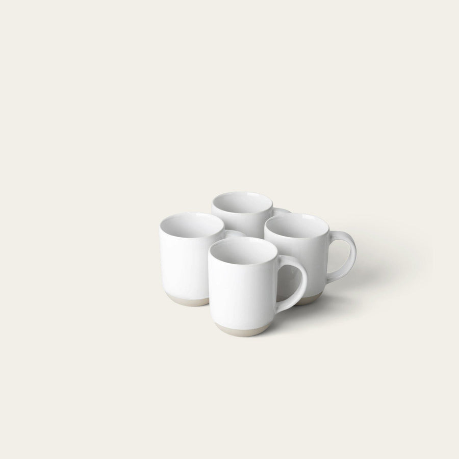 Small mugs drinkware by Fable Home, featured in a pearlwhite color finish. – #pearlwhite