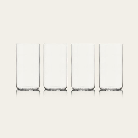 Tall glasses pro glassware by Fable Home, featured in a clear color finish. – #clear