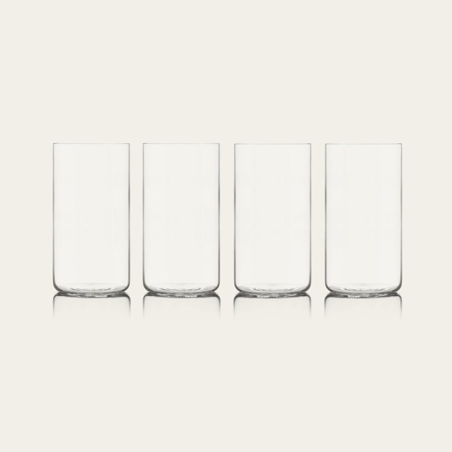 Tall glasses pro glassware by Fable Home, featured in a clear color finish. – #clear