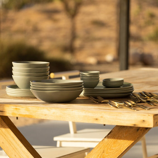 Breakfast bowls dinnerware by Fable Home, featured in a beachgrassgreen color finish. – #beachgrassgreen