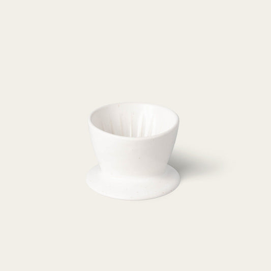Coffee dripper drinkware by Fable Home, featured in a speckledwhite color finish. – #speckledwhite