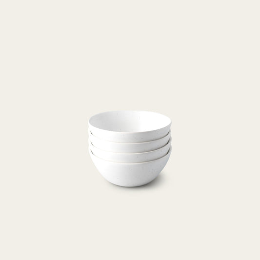 Dessert bowls dinnerware by Fable Home, featured in a speckledwhite color finish. – #speckledwhite