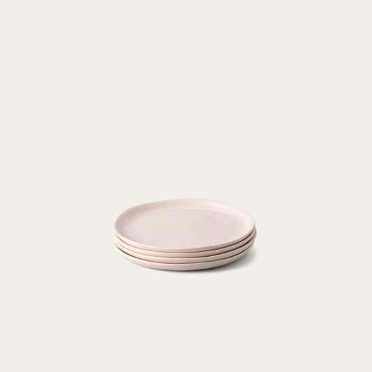 Dessert plates dinnerware by Fable Home, featured in a blushpink color finish. – #blushpink