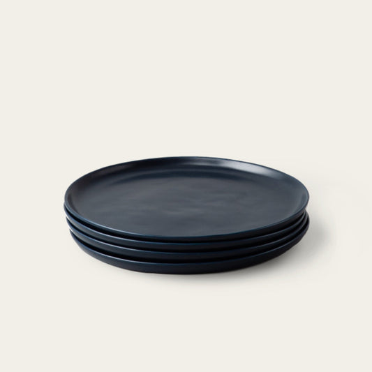 Dinner plates dinnerware by Fable Home, featured in a midnightblue color finish. – #midnightblue