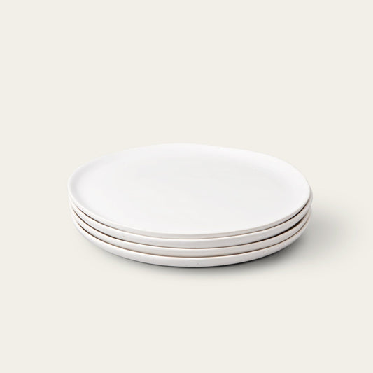 Dinner plates dinnerware by Fable Home, featured in a speckledwhite color finish. – #speckledwhite