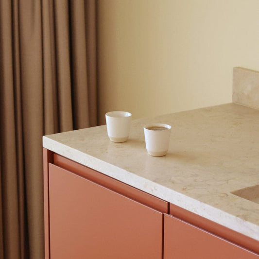 Espresso cups drinkware by Fable Home, featured in a speckledwhite color finish. – #speckledwhite