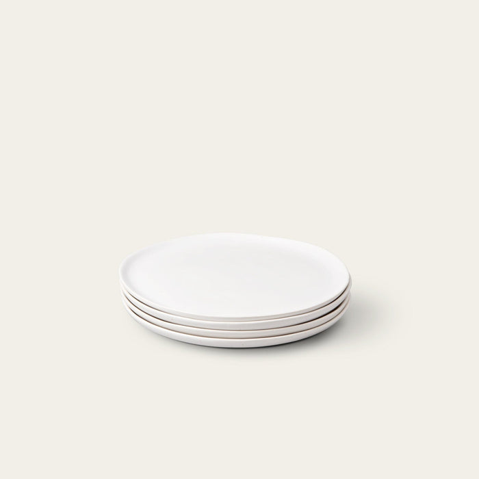 Salad plates dinnerware by Fable Home, featured in a speckledwhite color finish. – #speckledwhite
