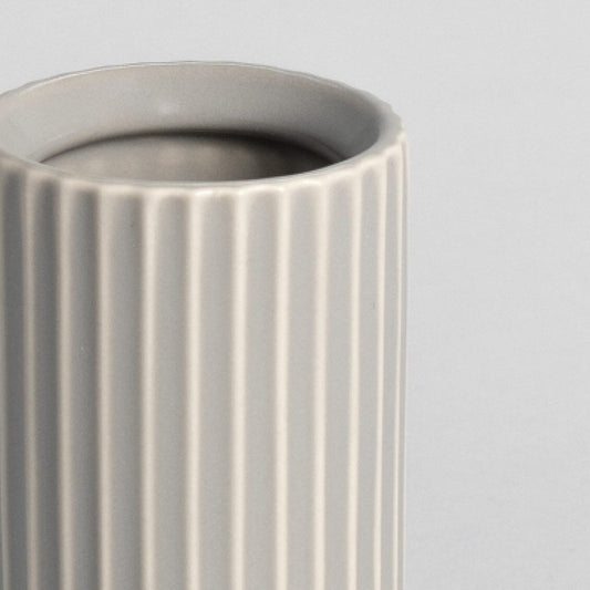 Short bud vase decor by Fable Home, featured in a dovegray color finish. – #dovegray