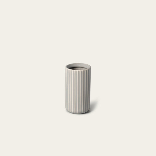 Short bud vase decor by Fable Home, featured in a dovegray color finish. – #dovegray