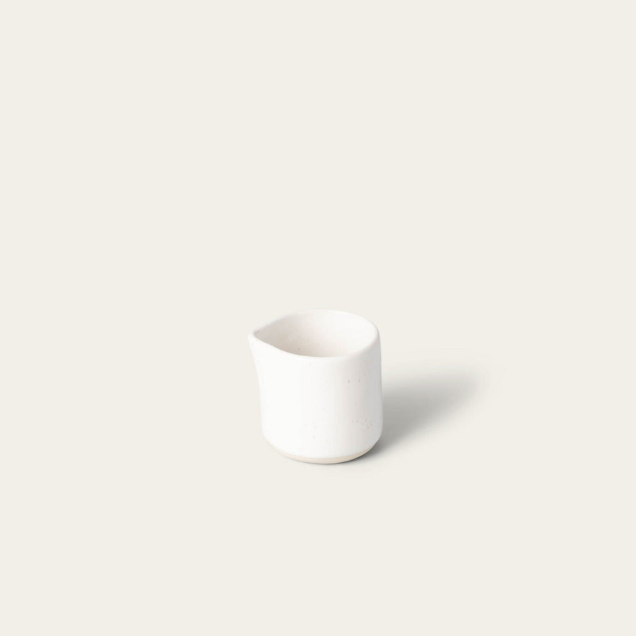 Small carafe drinkware by Fable Home, featured in a speckledwhite color finish. – #speckledwhite