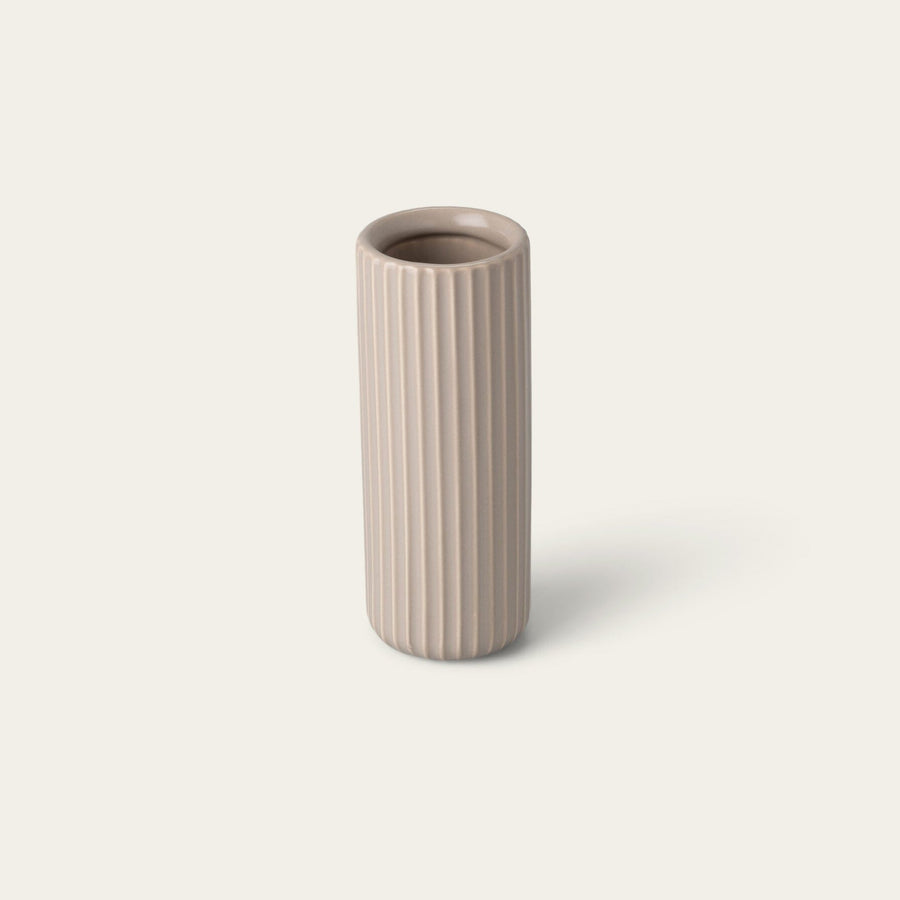 Tall bud vase decor by Fable Home, featured in a deserttaupe color finish. – #deserttaupe