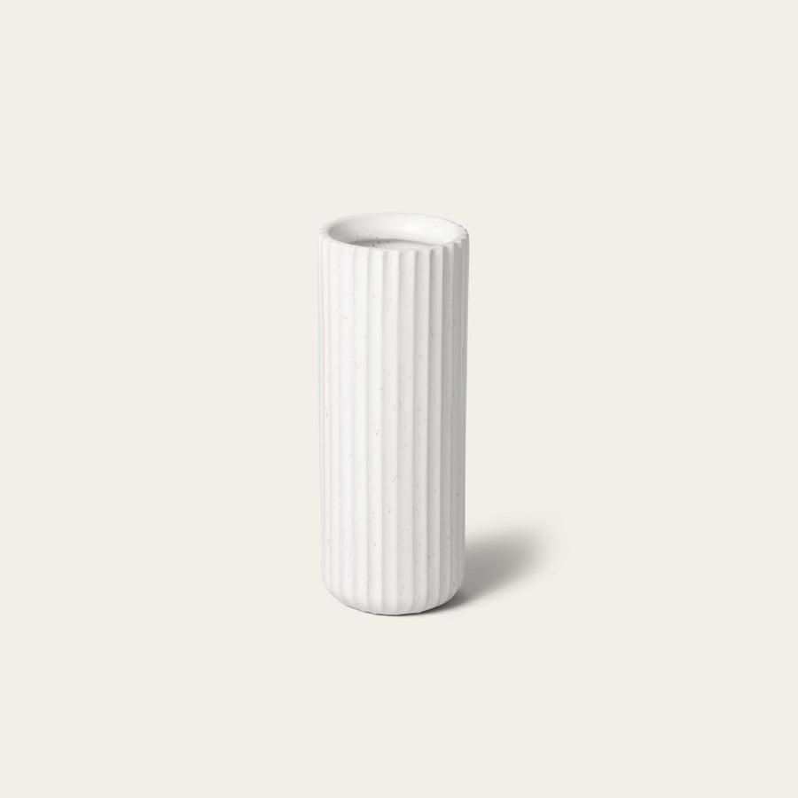 Tall bud vase decor by Fable Home, featured in a speckledwhite color finish. – #speckledwhite