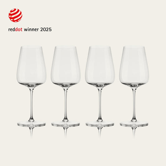 Wine glasses pro glassware by Fable Home, featured in a clear color finish. – #clear
