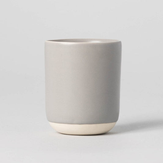 Cappuccino cups drinkware by Fable Home, featured in a dovegray color finish. – #dovegray