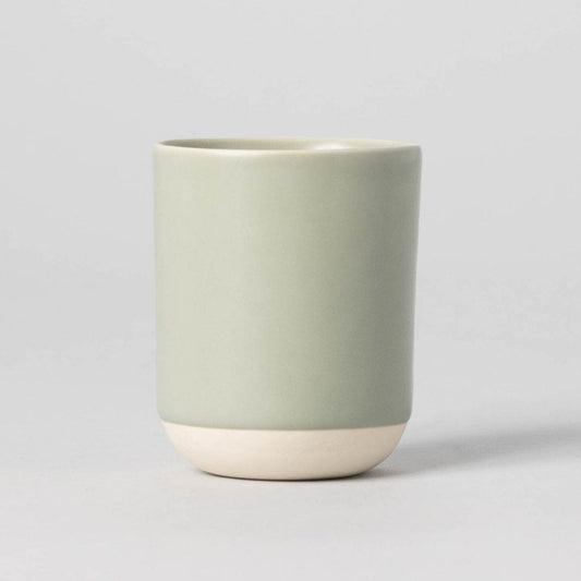 Cappuccino cups drinkware by Fable Home, featured in a beachgrassgreen color finish. – #beachgrassgreen