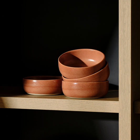Cereal Bowls by Fable Home, featured in a canyonclay color finish. – #canyonclay