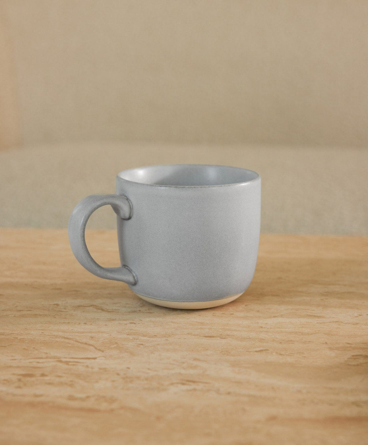 Complete Dinnerware Set by Fable Home, shown in Stone Blue.