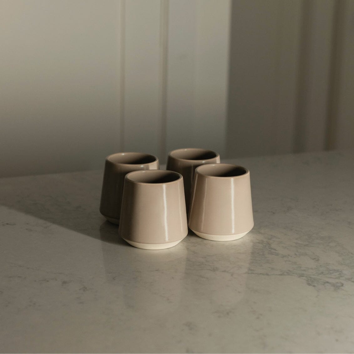 Cups drinkware by Fable Home, shown in a deserttaupe finish.