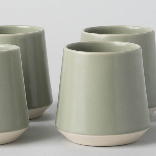 Cups drinkware by Fable Home, featured in a beachgrassgreen color finish. – #beachgrassgreen