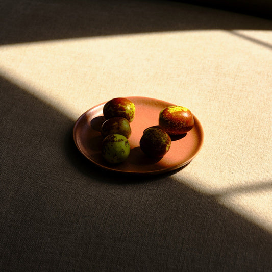 Dessert Plates by Fable Home, featured in a canyonclay color finish. – #canyonclay